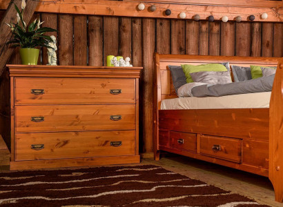 Dresser with 3 drawers, sideboard, wooden sideboard, cupboard, dressers, brown, new.